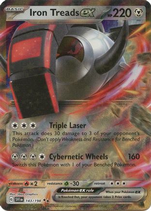 Iron Treads ex (SVI-143) (Holofoil)