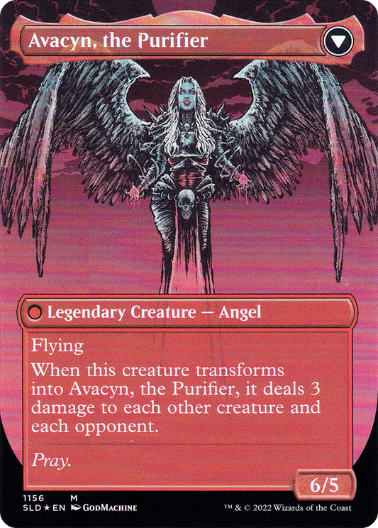 Archangel Avacyn // Avacyn, the Purifier (SLD-1156) (Borderless) (Foil)