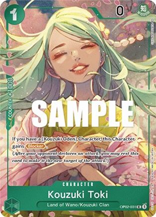 Kouzuki Toki (Box Topper) (OP02-031) (Foil)