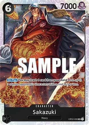Sakazuki (OP02-099) (Foil)