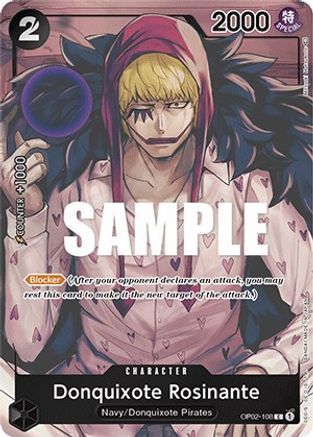 Donquixote Rosinante (Box Topper) (OP02-108) (Foil)