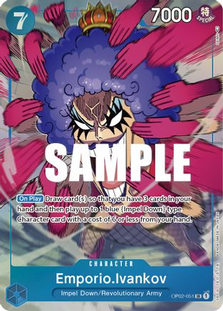 Emporio.Ivankov (051) (Alternate Art) (OP02-051) (Foil)