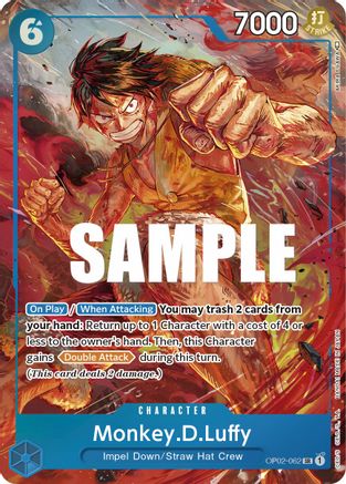 Monkey.D.Luffy (062) (Alternate Art) (OP02-062) (Foil)