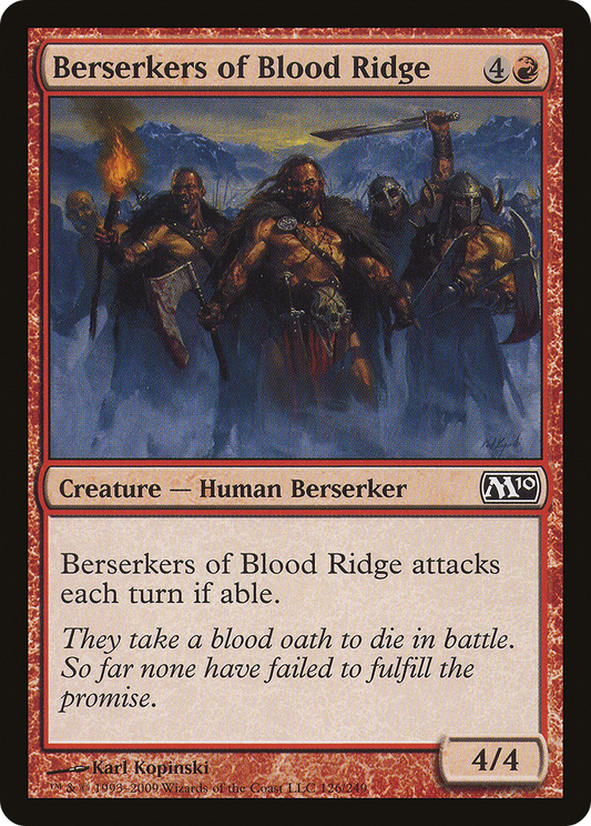 Berserkers of Blood Ridge (M10-126) (Foil)