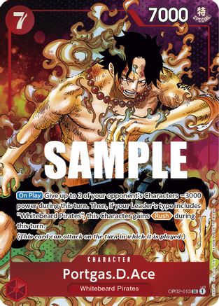 Portgas.D.Ace (Parallel) (OP02-013) (Foil)