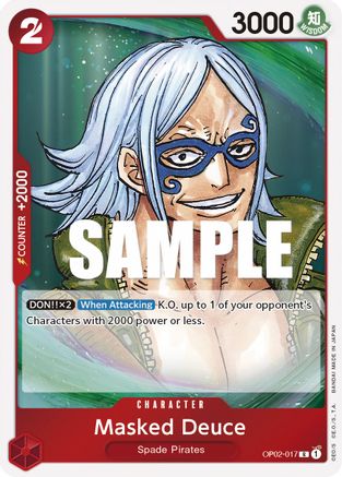 Masked Deuce (OP02-017) (Foil)