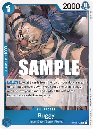 Buggy (OP02-058) (Foil)