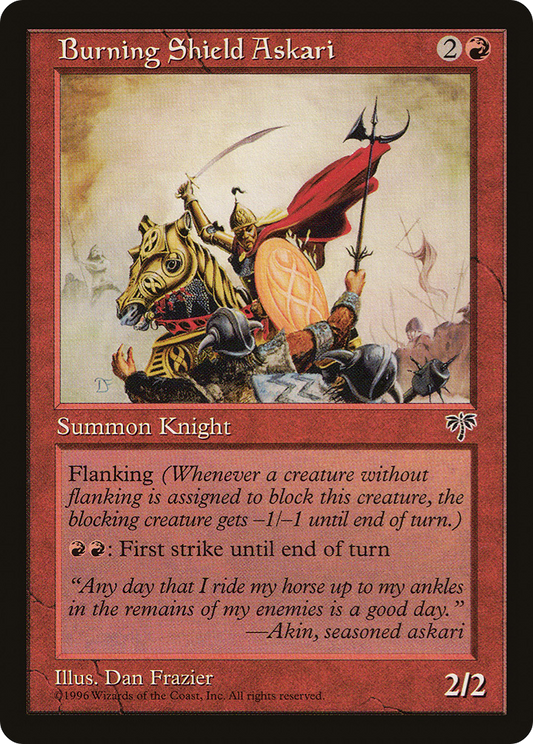 Burning Shield Askari (MIR-162)