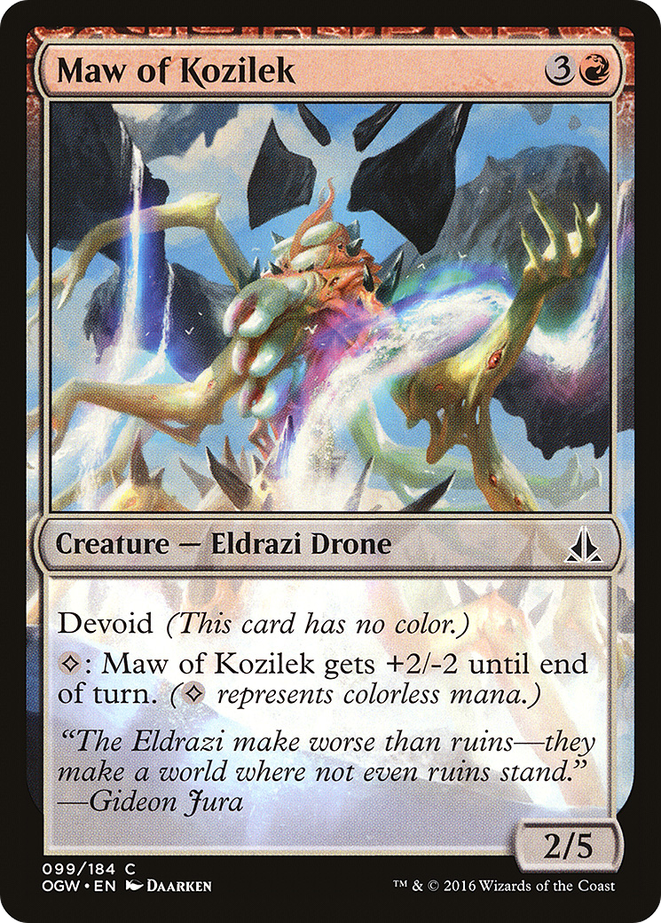Maw of Kozilek (OGW-099) (Foil)