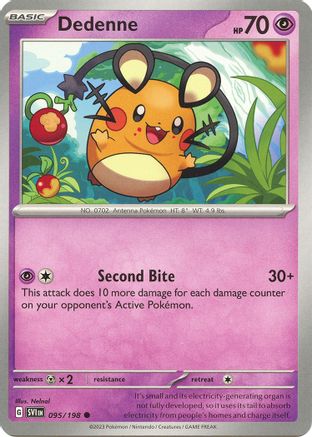 Dedenne (SVI-095) (Reverse Holofoil)