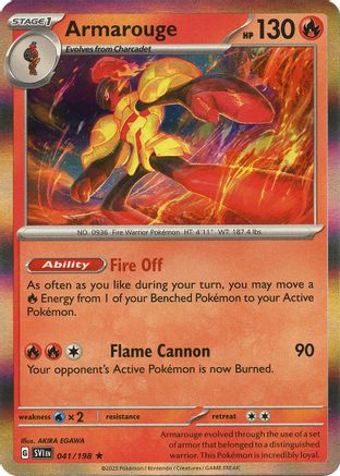 Armarouge (SVI-041) (Reverse Holofoil)