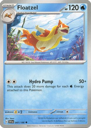 Floatzel (SVI-047) (Reverse Holofoil)
