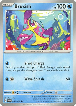Bruxish (SVI-051) (Reverse Holofoil)