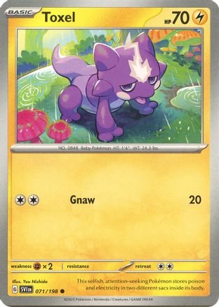 Toxel (SVI-071) (Reverse Holofoil)