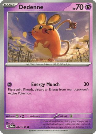 Dedenne (SVI-094) (Reverse Holofoil)