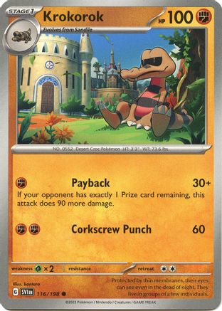 Krokorok (SVI-116) (Reverse Holofoil)