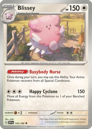 Blissey (SVI-145) (Reverse Holofoil)