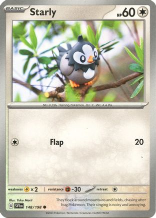 Starly (SVI-148) (Reverse Holofoil)