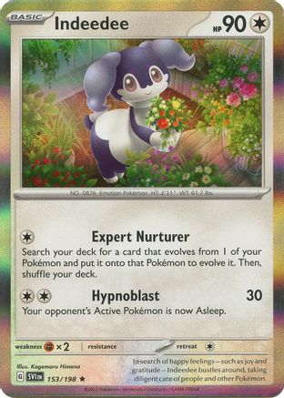 Indeedee (SVI-153) (Holofoil)