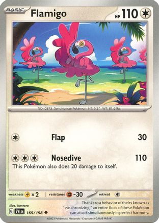 Flamigo (SVI-165) (Reverse Holofoil)