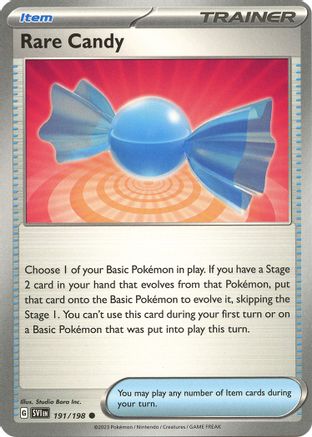 Rare Candy (SVI-191) (Reverse Holofoil)