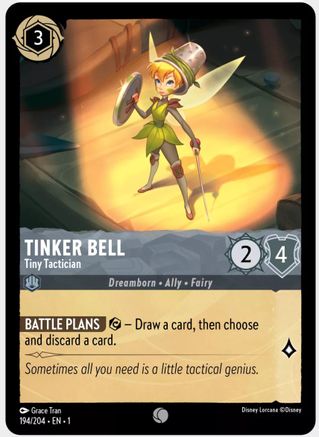 Tinker Bell - Tiny Tactician (1-194) (Cold Foil)