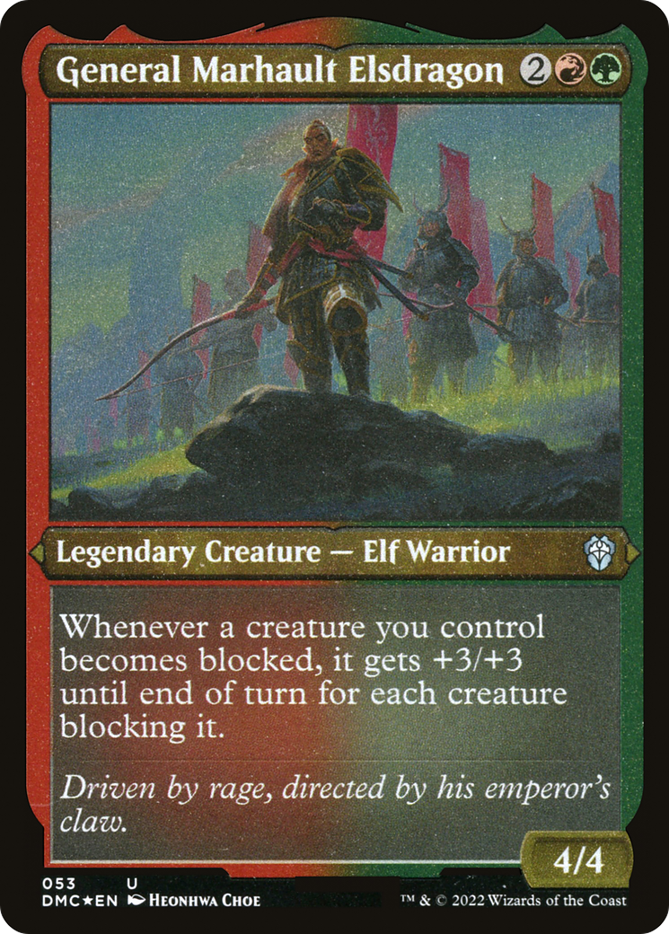 General Marhault Elsdragon (DMC-053) (Etched Foil)