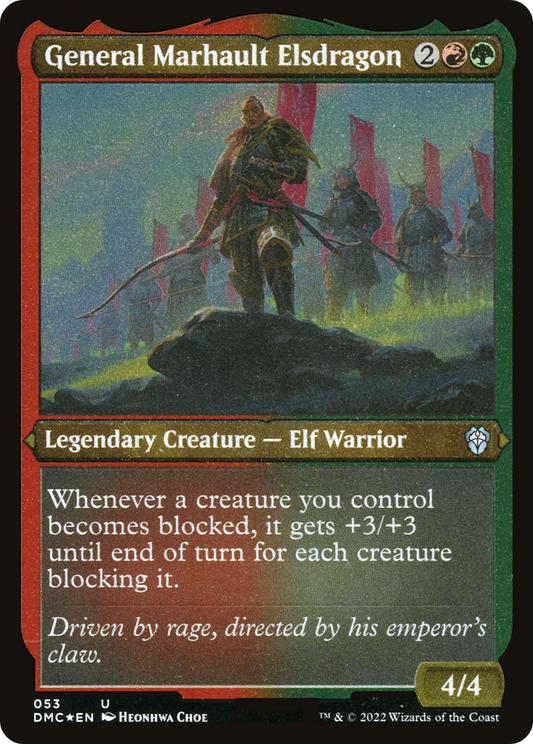 General Marhault Elsdragon (DMC-053) (Etched Foil)