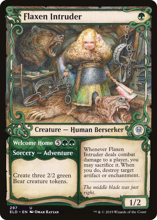 Flaxen Intruder // Welcome Home (ELD-297) (Showcase) (Foil)