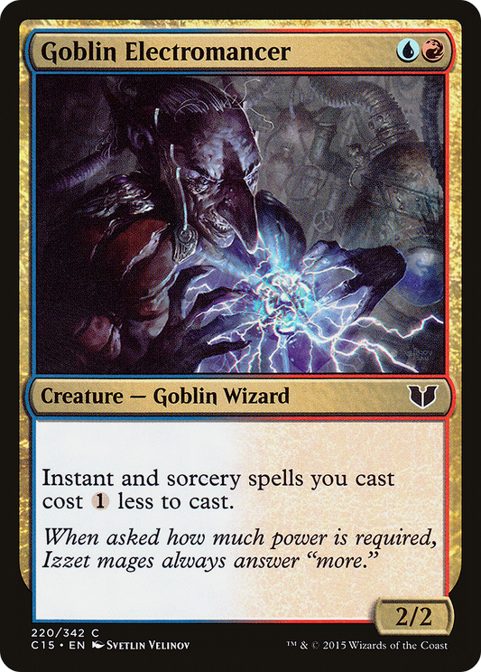 Goblin Electromancer (C15-220)