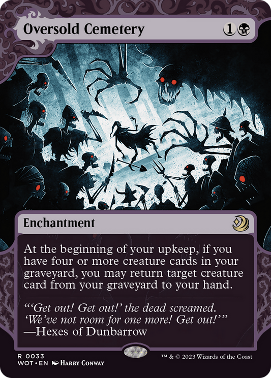 Oversold Cemetery (WOT-033) (Showcase) (Borderless)