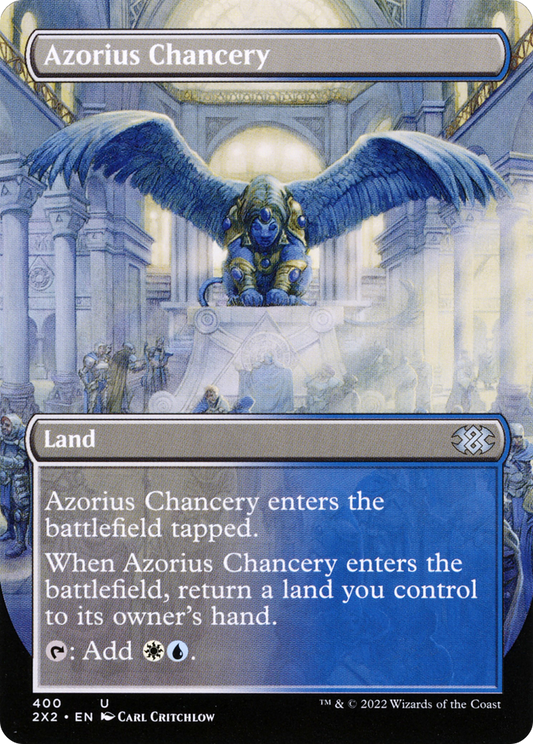 Azorius Chancery (2X2-400) (Borderless) (Foil)