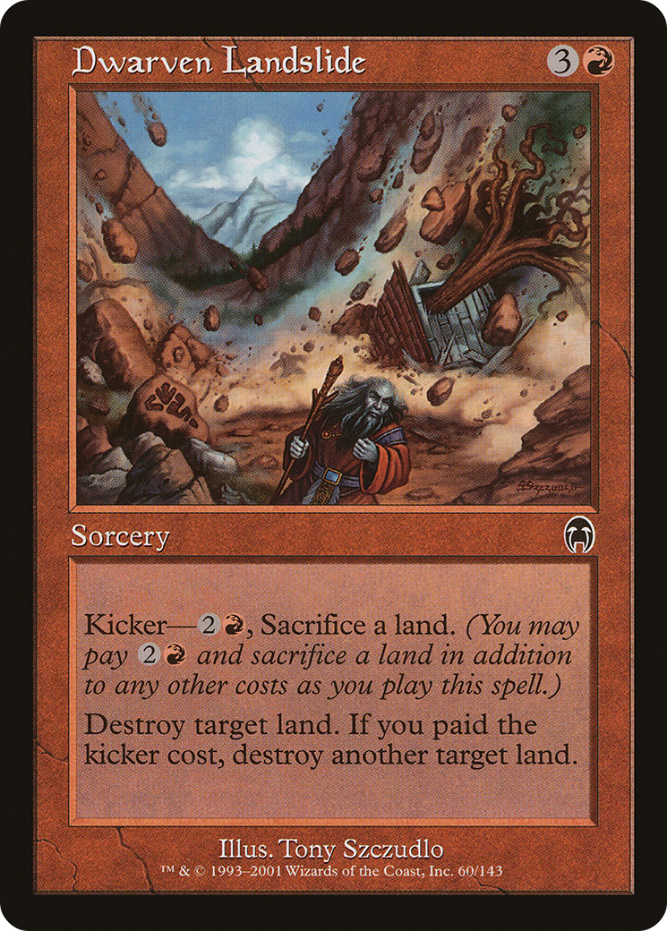 Dwarven Landslide (APC-060) (Foil)