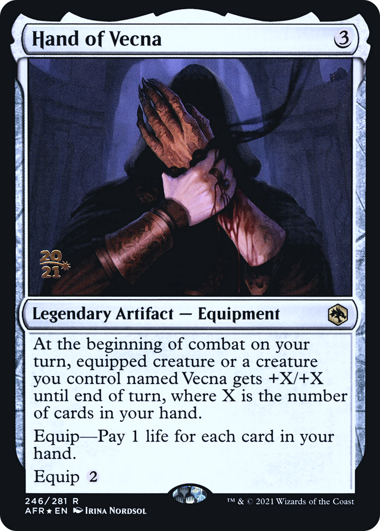 Hand of Vecna (PRE-246S) (Foil)