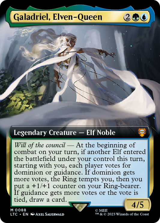 Galadriel, Elven-Queen (LTC-088) (Extended Art) (Foil)