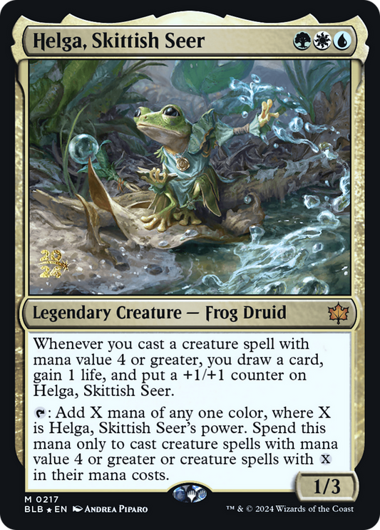 Helga, Skittish Seer (PRE-217S) (Foil)