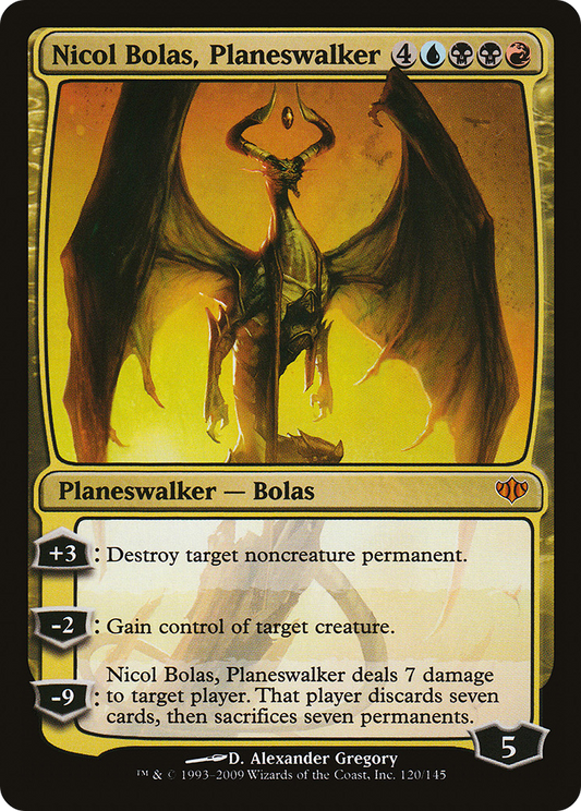 Nicol Bolas, Planeswalker (CON-120) (Foil)