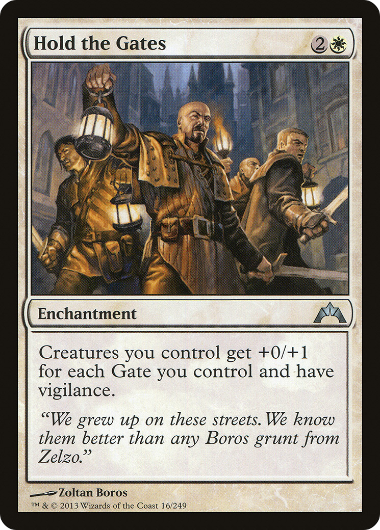 Hold the Gates (GTC-016) (Foil)