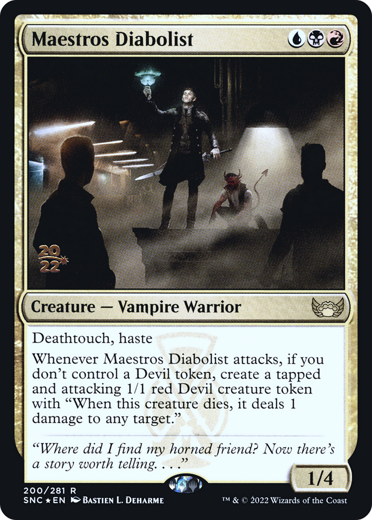 Maestros Diabolist (PRE-200S) (Foil)