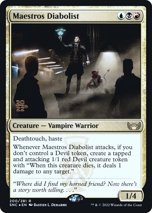 Maestros Diabolist (PRE-200S) (Foil)