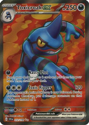 Toxicroak ex (SVI-232) (Holofoil)