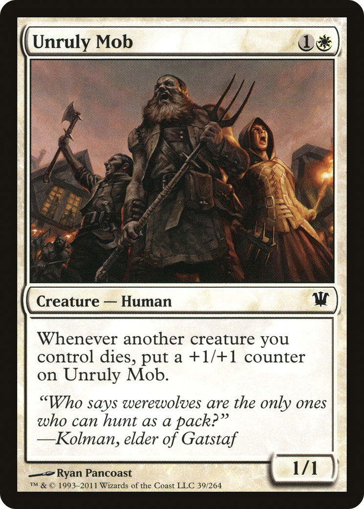 Unruly Mob (ISD-039) (Foil)