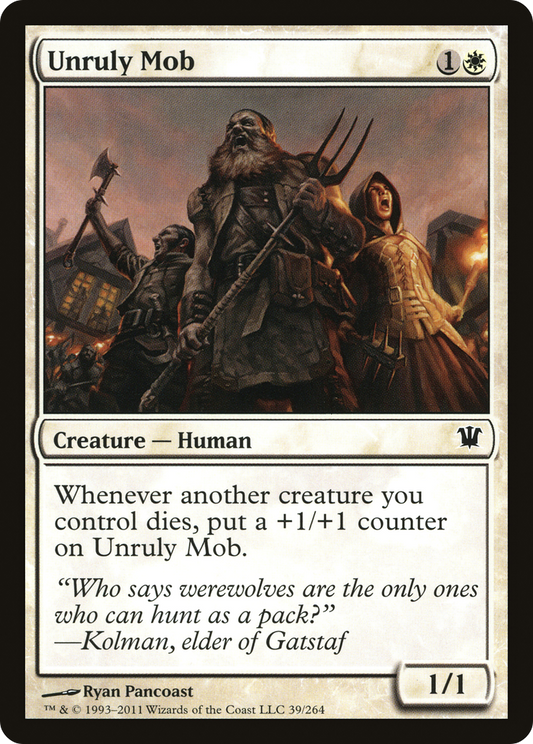 Unruly Mob (ISD-039) (Foil)