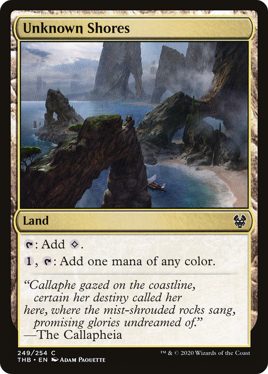 Unknown Shores (THB-249) (Foil)