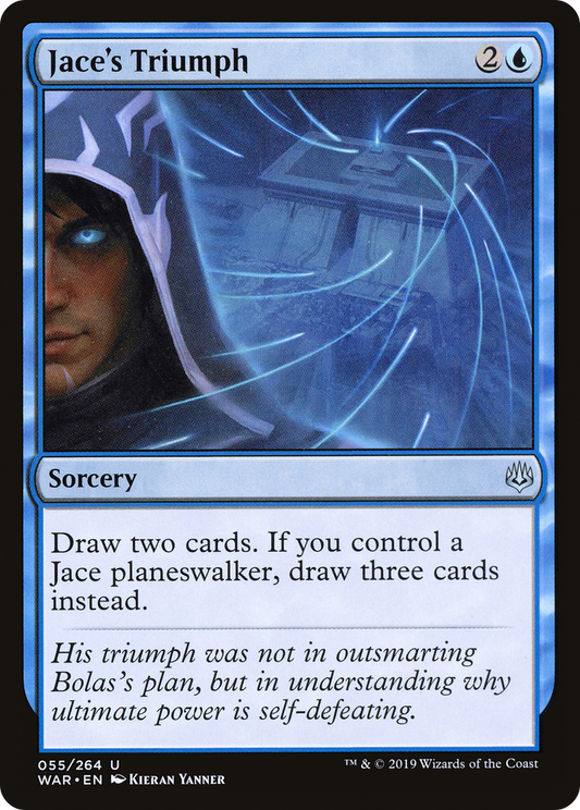 Jace's Triumph (WAR-055) (Foil)
