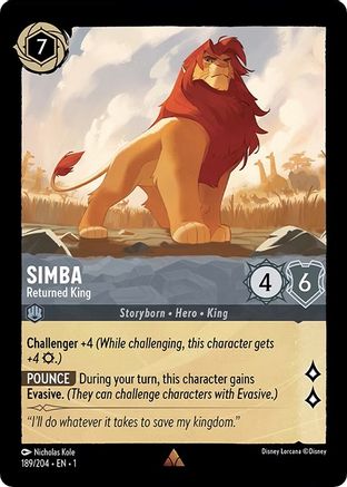 Simba - Returned King (1-189) (Cold Foil)