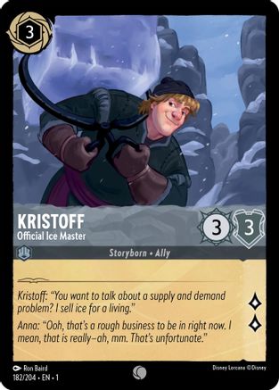 Kristoff - Official Ice Master (1-182) (Cold Foil)
