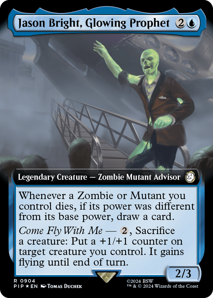 Jason Bright, Glowing Prophet (PIP-904) (Extended Art) (Surge Foil)
