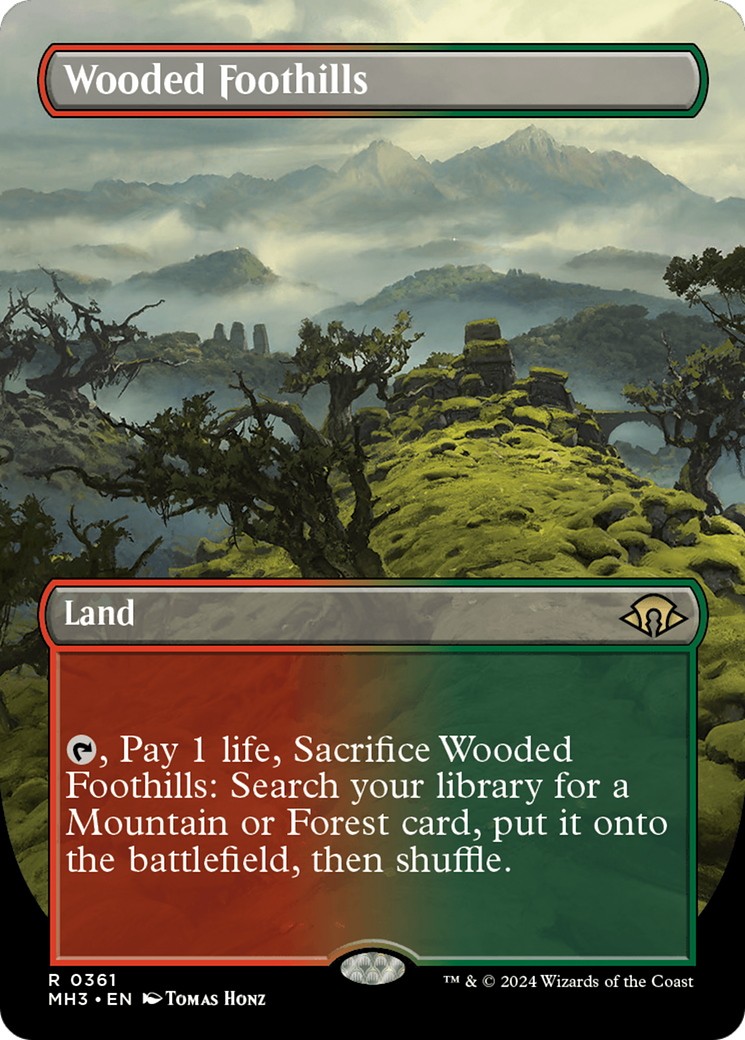 Wooded Foothills (MH3-361) (Borderless)