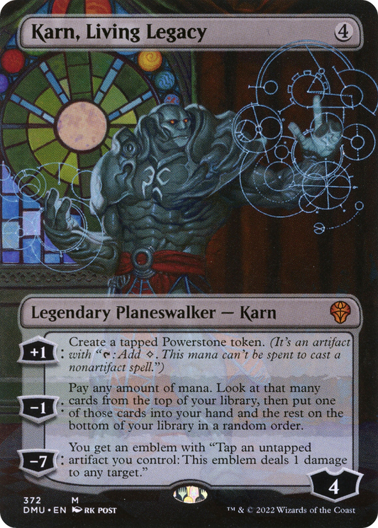 Karn, Living Legacy (DMU-372) (Borderless) (Foil)